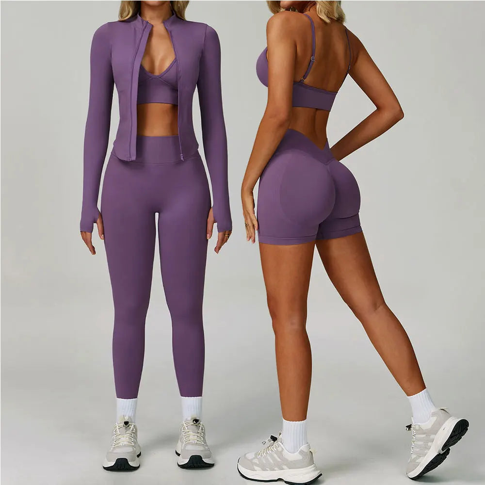 Women's Seamless Multi-Piece Workout Sets