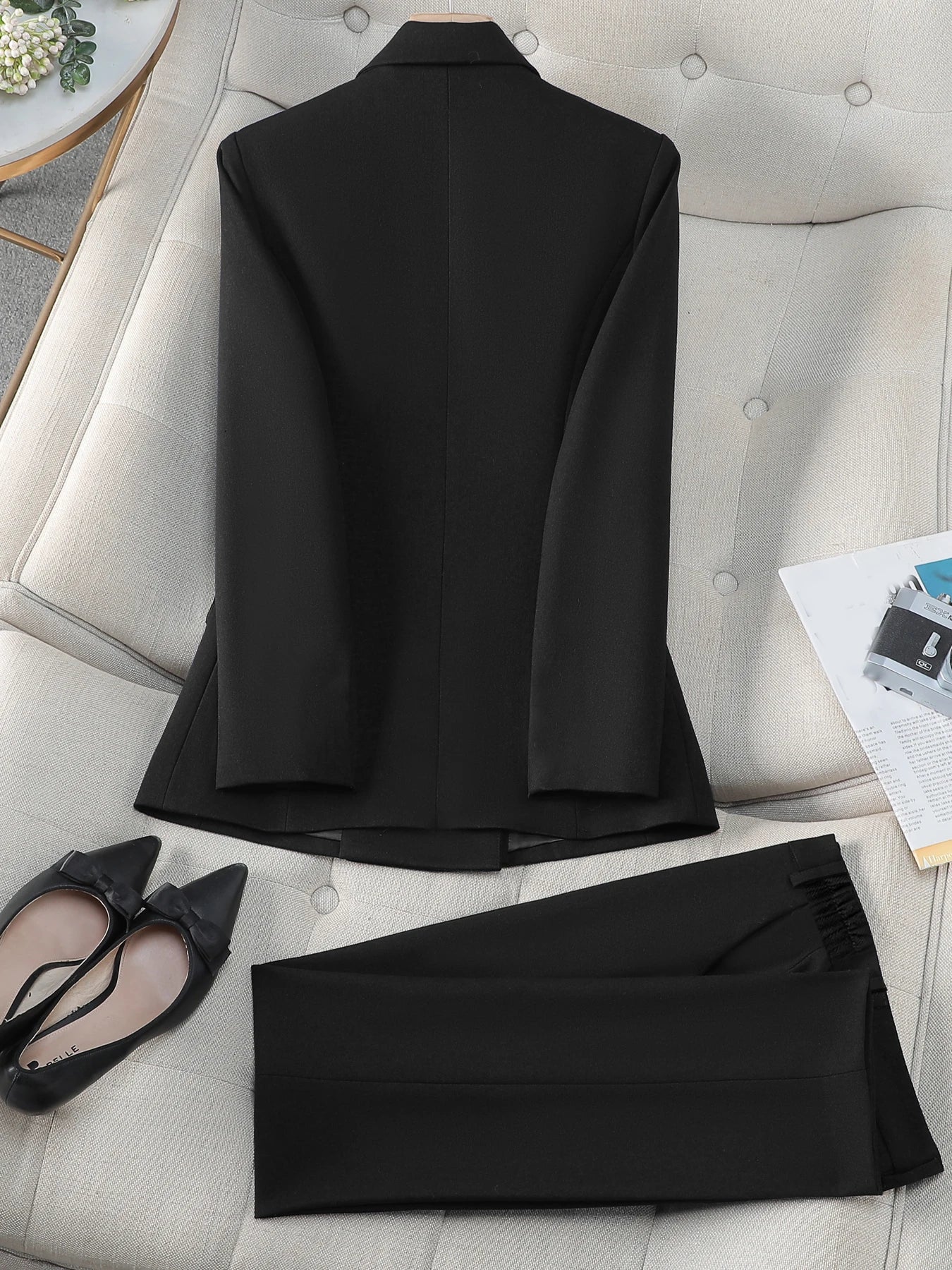 Women's Two-Piece Suit Pant Set
