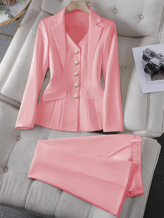 Women's Two-Piece Suit Pant Set
