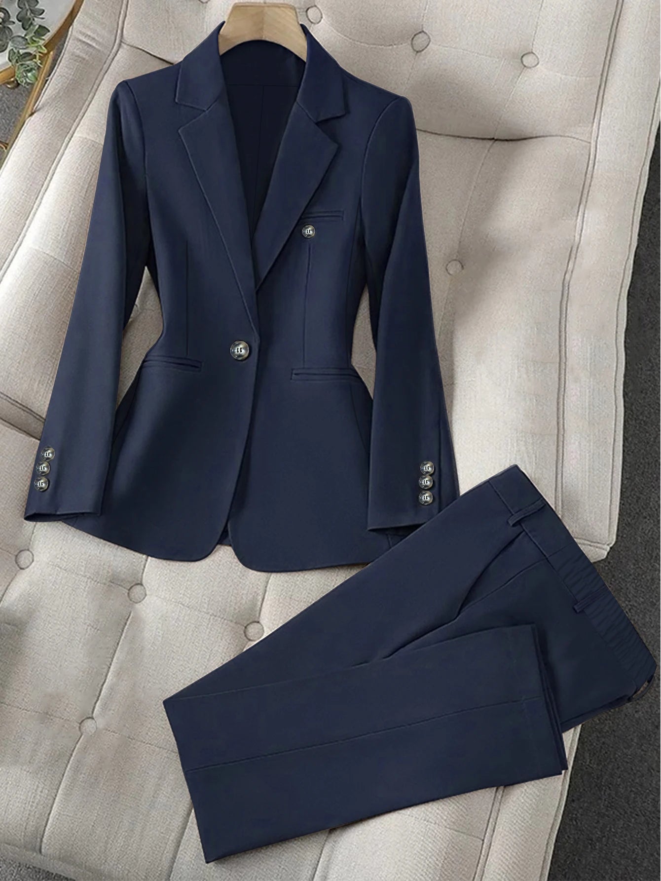 Women's Two-Piece Suit Pant Set